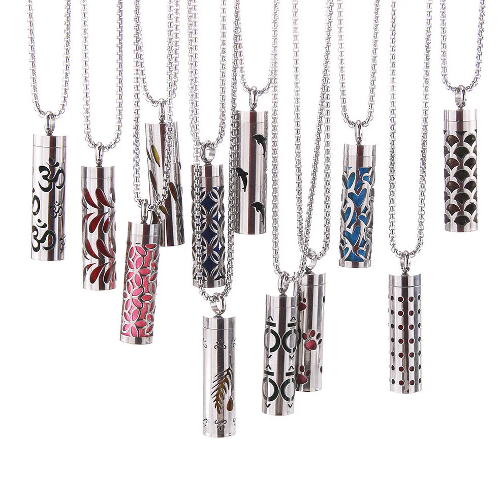 Aromatherapy Perfume Necklace Random Design
